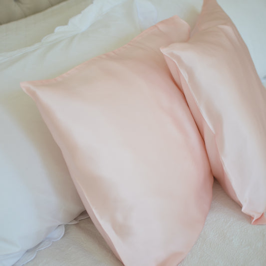 Silk pillowcase pink