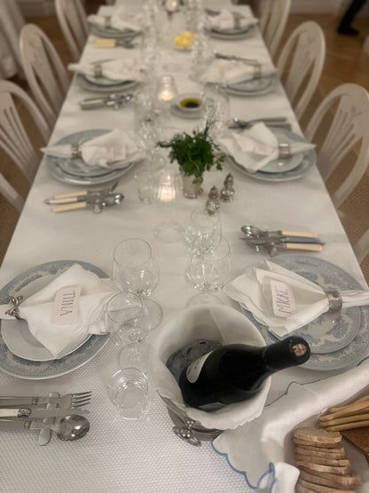 Glass tea light votive with a pedestal